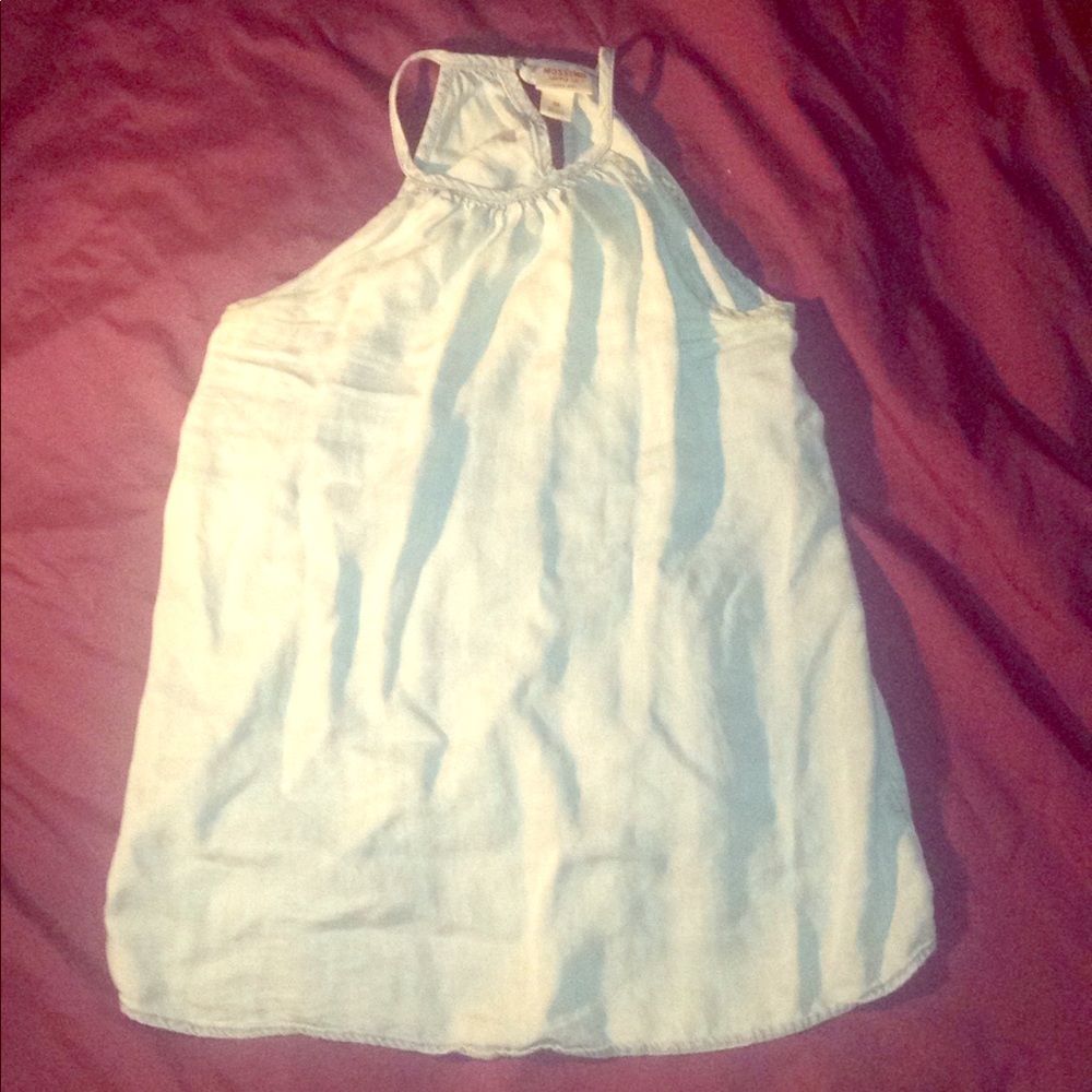 Mossimo blue halter top